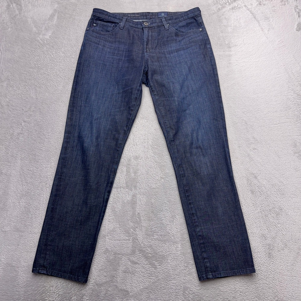 AG Adriano Goldschmied Jeans Womens 30R Blue The Prima Ankle Cigarette Stretch